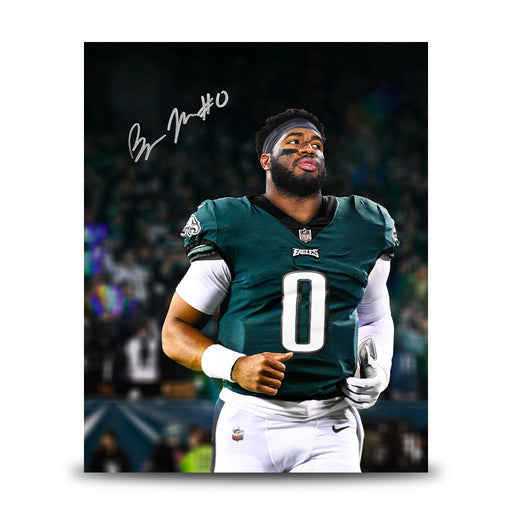 Bryce Huff Philadelphia Eagles Autographed 16" x 20" Blackout Football Photo - for just $35! 