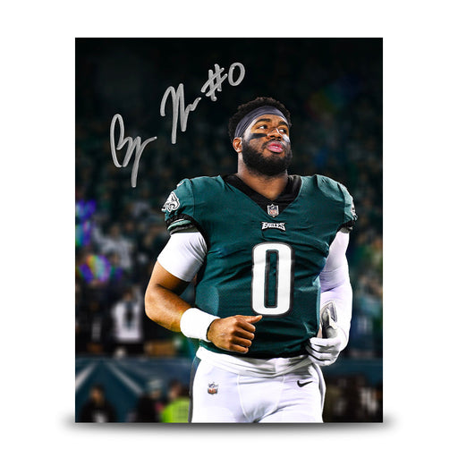 Bryce Huff Philadelphia Eagles Autographed 8" x 10" Blackout Football Photo - for just $59.99! 