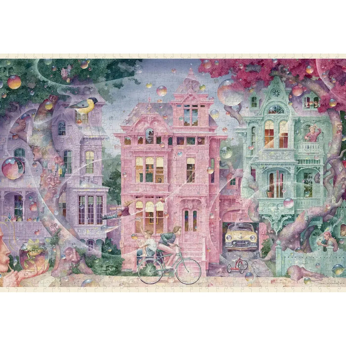Bubble Street by Daniel Merriam 1000 Piece Jigsaw Puzzle Pomegranate - for just $24.99! 