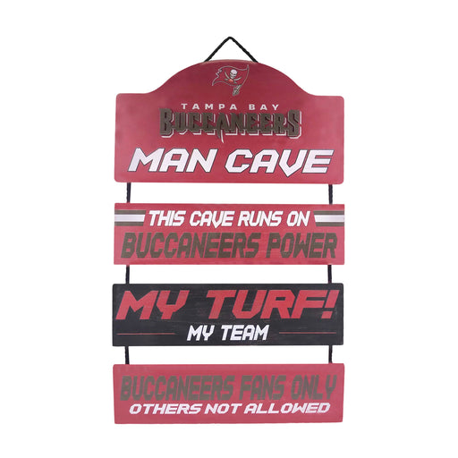 Tampa Bay Buccaneers Wooden Man Cave Dangle Sign - for just $29.99! 