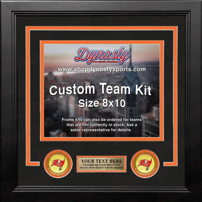 Tampa Bay Buccaneers Throwback Custom NFL Football 8x10 Picture Frame Kit (Multiple Colors) - for just $36.99! 