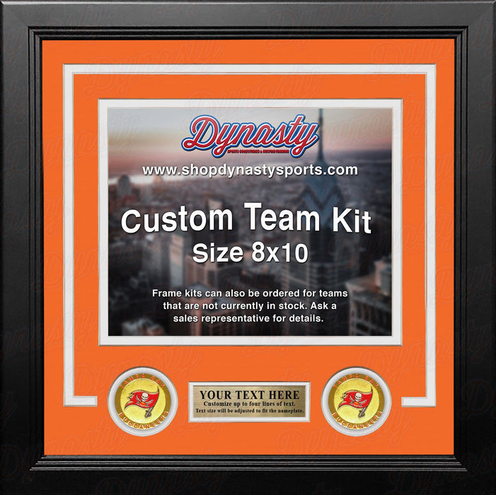 Tampa Bay Buccaneers Throwback Custom NFL Football 8x10 Picture Frame Kit (Multiple Colors) - for just $36.99! 