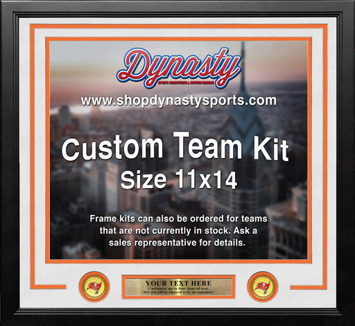 Tampa Bay Buccaneers Throwback Custom NFL Football 11x14 Picture Frame Kit (Multiple Colors) - for just $47.99! 