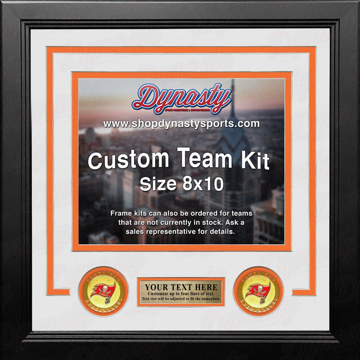 Tampa Bay Buccaneers Throwback Custom NFL Football 8x10 Picture Frame Kit (Multiple Colors) - for just $36.99! 