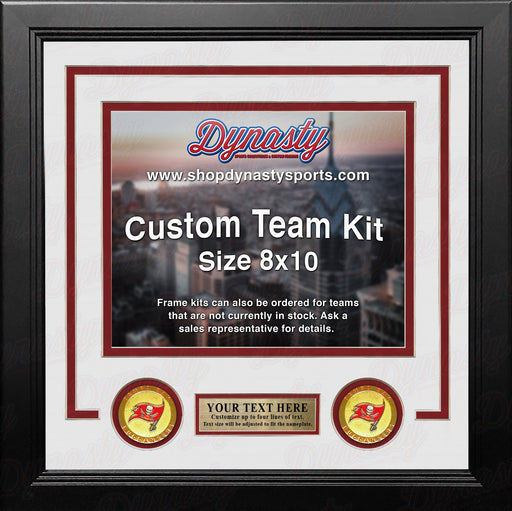 Tampa Bay Buccaneers Custom NFL Football 8x10 Picture Frame Kit (Multiple Colors) - for just $36.99! 