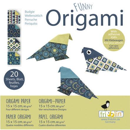 Budgie Funny Origami Kit Fridolin - for just $9.99! 
