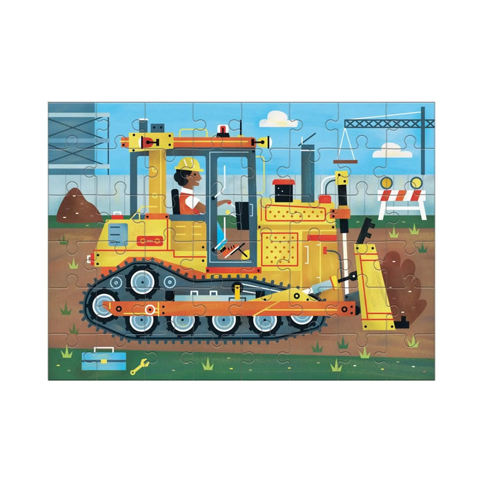 Bulldozer 48 Piece Mini Jigsaw Puzzle Mudpuppy - for just $4.99! 