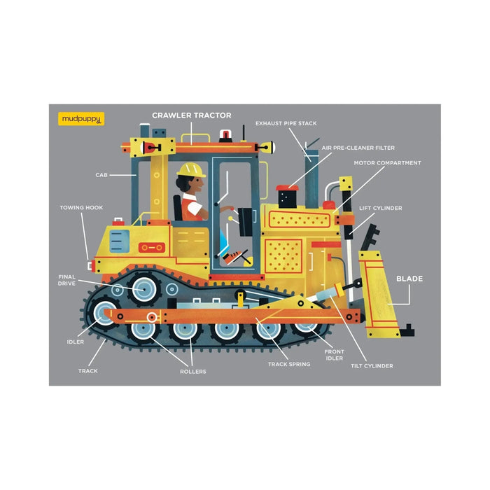 Bulldozer 48 Piece Mini Jigsaw Puzzle Mudpuppy - for just $4.99! 