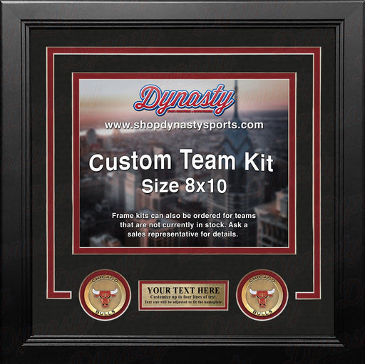 Chicago Bulls Custom NBA Basketball 8x10 Picture Frame Kit (Multiple Colors) - for just $29.99! 