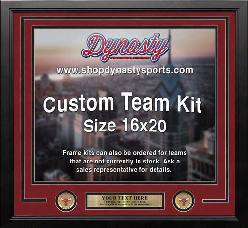 Chicago Bulls Custom NBA Basketball 16x20 Picture Frame Kit (Multiple Colors) - for just $49.99! 