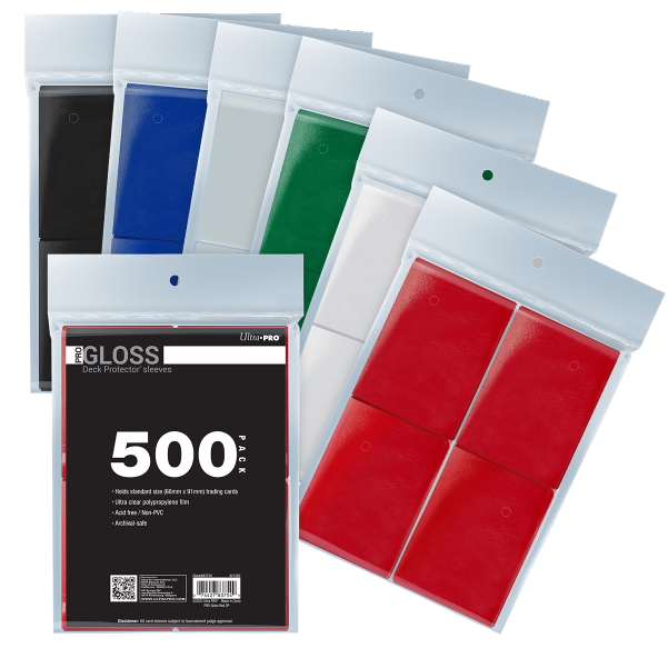 PRO-Gloss Standard DECK PROTECTOR® Sleeves Bundle (500ct) - for just $39.99! 