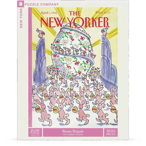 Bunny Brigade The New Yorker 500 Piece Jigsaw Puzzle NYPC - for just $26.99! 
