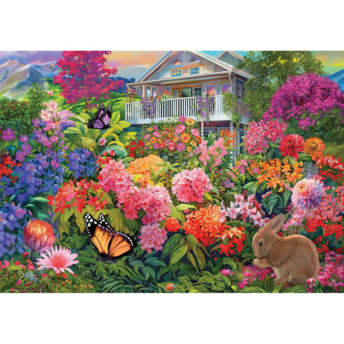Bunny Garden 104 Connecting Pieces Jigsaw Puzzle Eurographics - for just $19.99! 