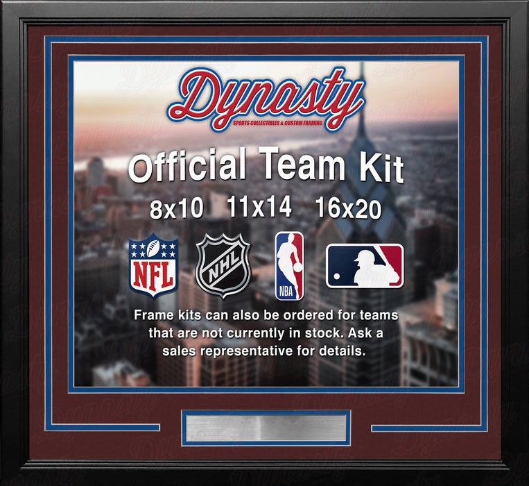 Colorado Avalanche Custom NHL Hockey 11x14 Picture Frame Kit (Multiple Colors) - for just $39.99! 