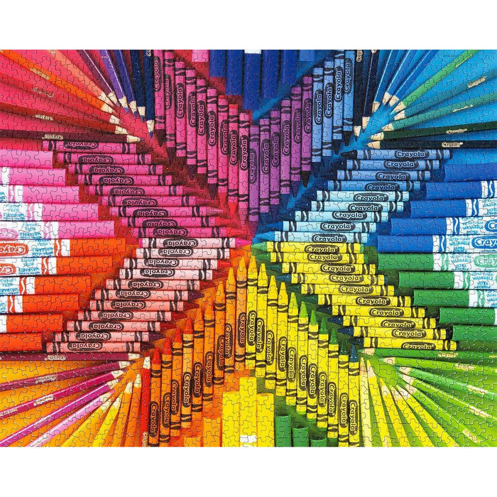 Burst of Color Crayola Crayon 1000 Piece Jigsaw Puzzle Springbok - for just $19.99! 