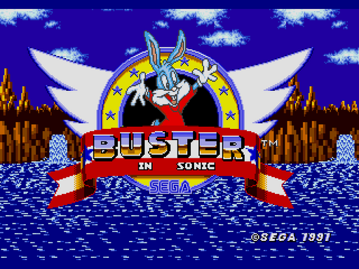 Buster Bunny in Sonic the Hedgehog Sega Genesis Repro Game Cart - for just $19.99! 