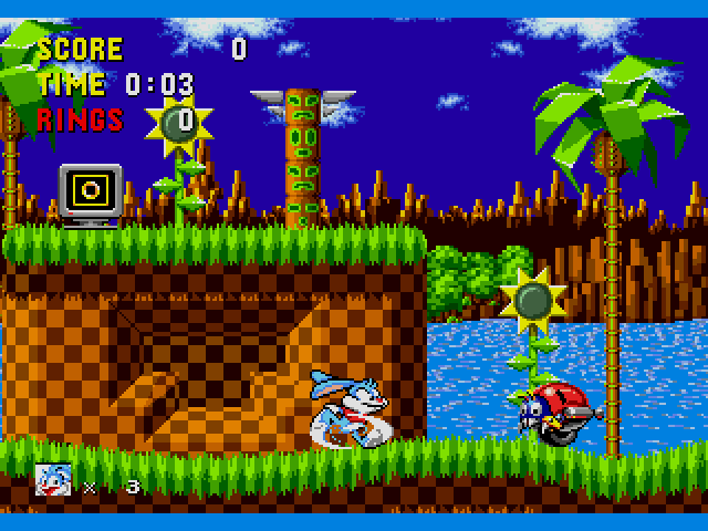 Buster Bunny in Sonic the Hedgehog Sega Genesis Repro Game Cart - for just $19.99! 