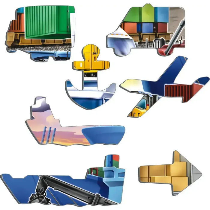 Busy Cargo Hub 37 Piece Tray Jigsaw Puzzle Larsen - for just $11.99! 