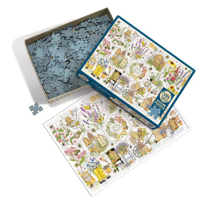 Busy as a Bee 500 Piece Jigsaw Puzzle Cobble Hill - for just $17.99! 