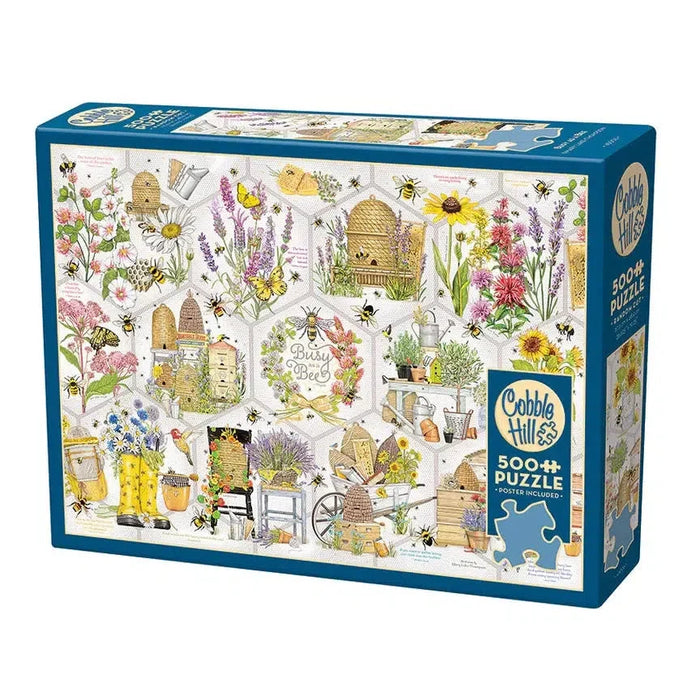 Busy as a Bee 500 Piece Jigsaw Puzzle Cobble Hill - for just $18.99! 
