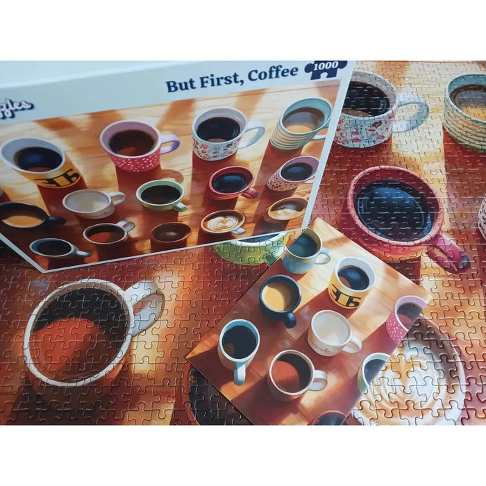 But First, Coffee 1000 Piece Jigsaw Puzzle Snappy - for just $34.99! 