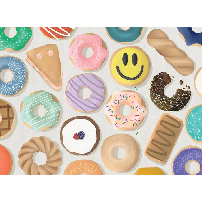 But First, Donuts! 500 Piece Jigsaw Puzzle PuzzleFolk - for just $24.99! 