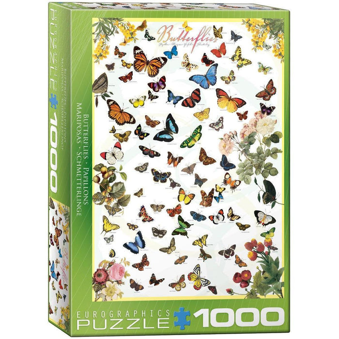 Butterflies 1000 Piece Jigsaw Puzzle Eurographics - for just $19.99! 