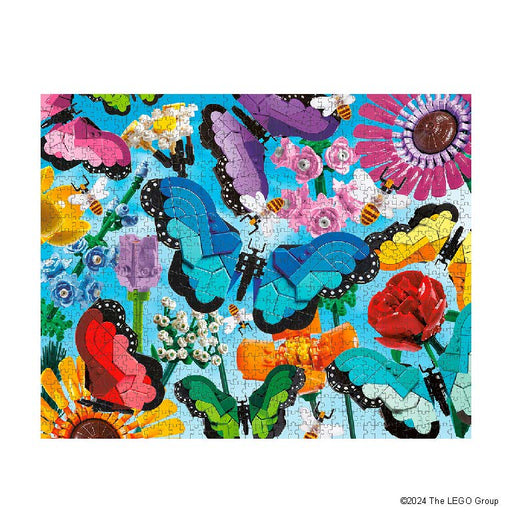 Butterflies & Blooms LEGO 1000 Piece Jigsaw Puzzle Chronicle - for just $19.99! 