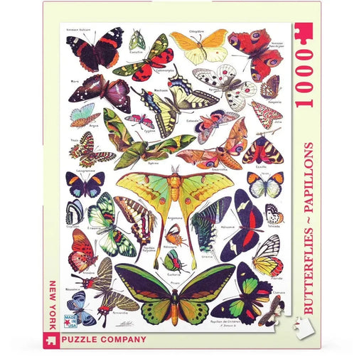 Butterflies ~ Papillons 1000 Piece Jigsaw Puzzle NYPC - for just $28.99! 