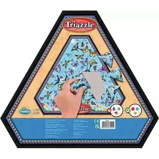 Butterflies Triazzle 16 Piece Triangle Tray Puzzle Thinkfun - for just $11.99! 