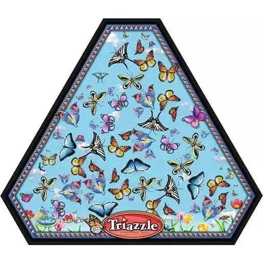 Butterflies Triazzle 16 Piece Triangle Tray Puzzle Thinkfun - for just $11.99! 