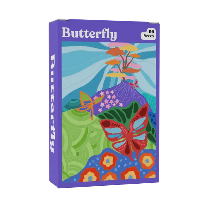 Butterfly 99 Piece Mini Jigsaw Puzzle Puzzledly - for just $9.99! 