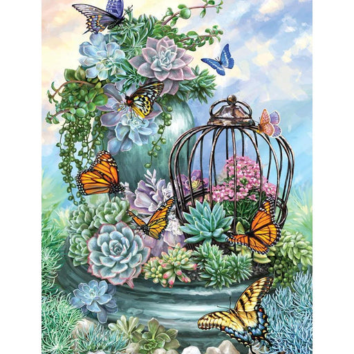 Butterfly Bliss 500 Piece Jigsaw Puzzle Springbok - for just $17.99! 