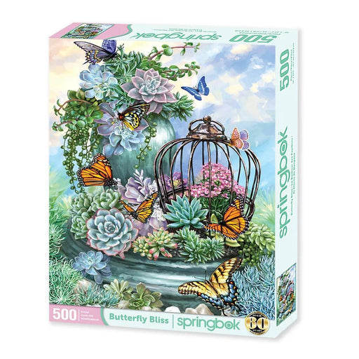 Butterfly Bliss 500 Piece Jigsaw Puzzle Springbok - for just $17.99! 
