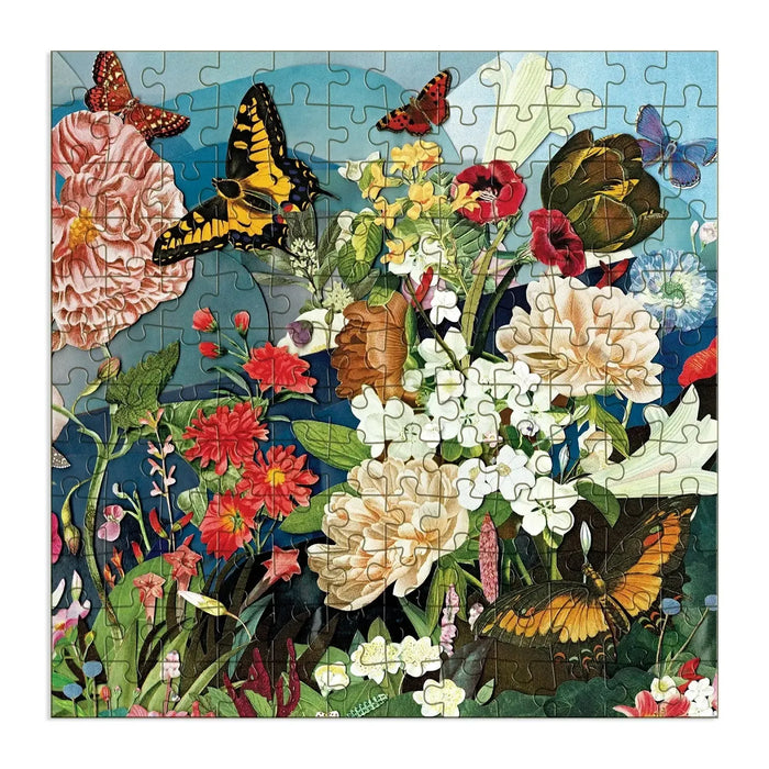 Butterfly Blossoms 144 Piece Wood Jigsaw Puzzle Galison - for just $24.99! 