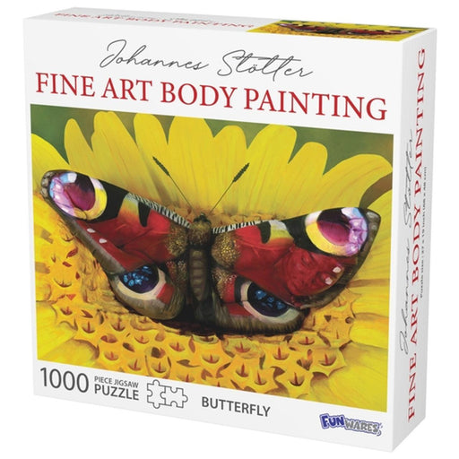 Butterfly Body Painting 1000 Piece Jigsaw Puzzle Funwares - for just $19.99! 