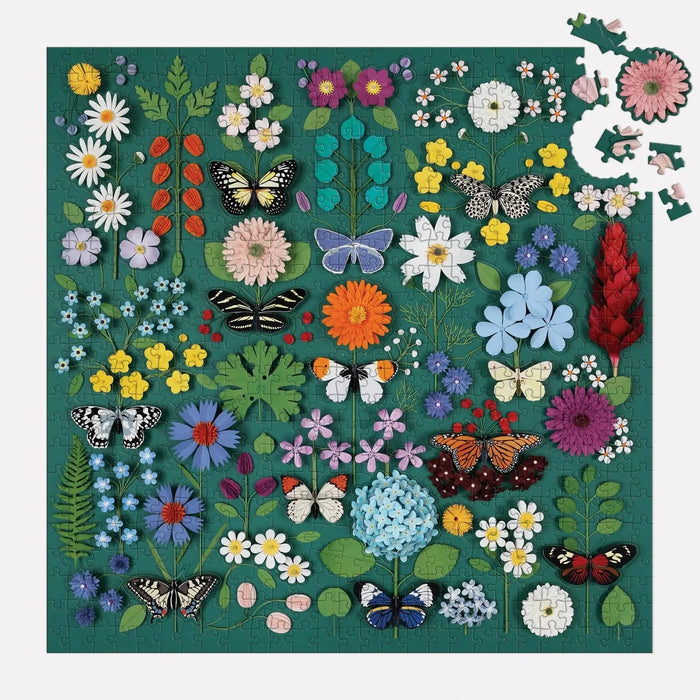 Butterfly Botanica 500 Piece Jigsaw Puzzle Galison - for just $19.99! 