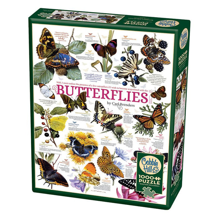 Butterfly Collection 1000 Piece Jigsaw Puzzle Cobble Hill - for just $19.99! 