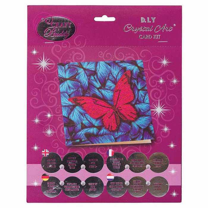 Butterfly Crystal Art Card Kit Craft Buddy - for just $7.99! 