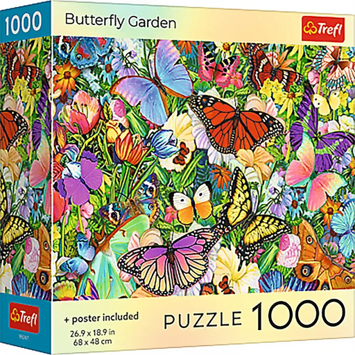 Butterfly Garden 1000 Piece Jigsaw Puzzle Trefl - for just $19.99! 