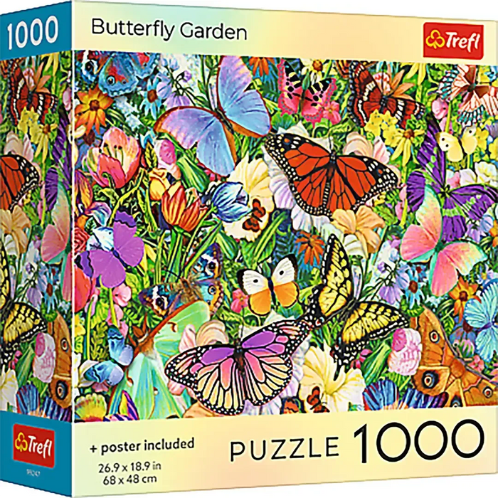 Butterfly Garden 1000 Piece Jigsaw Puzzle Trefl - for just $19.99! 