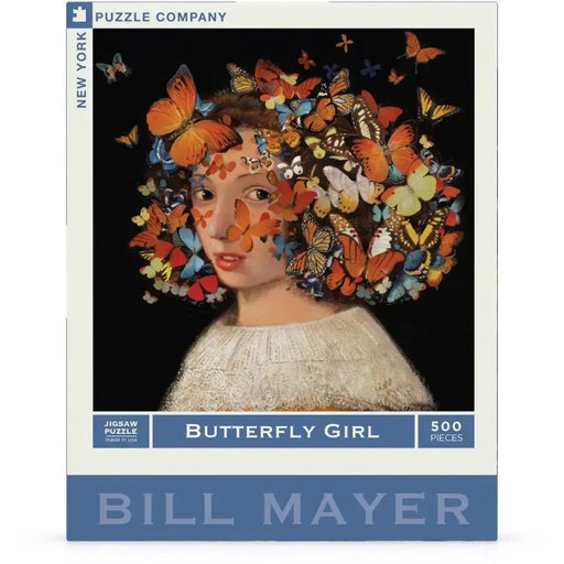Butterfly Girl by Bill Mayer 500 Piece Jigsaw Puzzle NYPC - for just $26.99! 