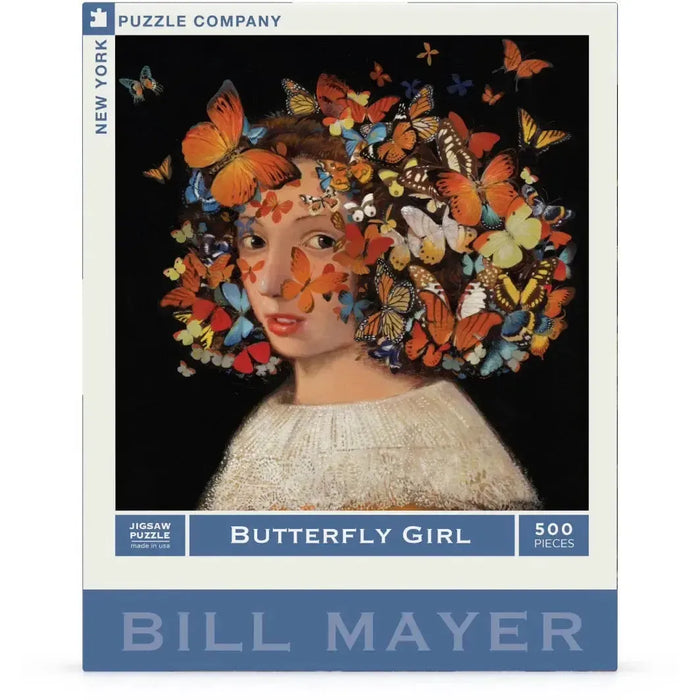 Butterfly Girl by Bill Mayer 500 Piece Jigsaw Puzzle NYPC - for just $26.99! 