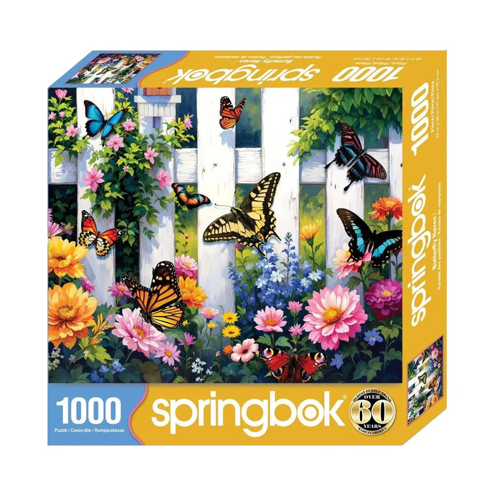 Butterfly Haven 1000 Piece Jigsaw Puzzle Springbok - for just $19.99! 