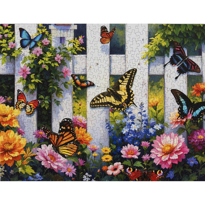 Butterfly Haven 500 Piece Jigsaw Puzzle Springbok - for just $17.99! 