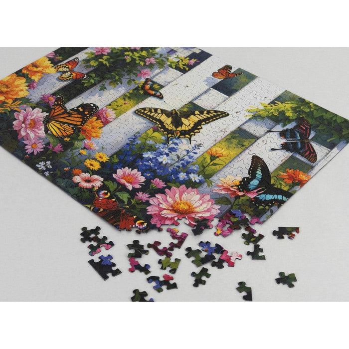 Butterfly Haven 500 Piece Jigsaw Puzzle Springbok - for just $17.99! 