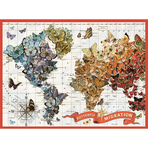 Butterfly Migration 1000 Piece Jigsaw Puzzle Galison - for just $19.99! 