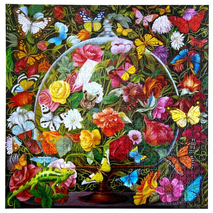 Butterfly Still Life 1000 Piece Jigsaw Puzzle eeBoo - for just $26.99! 