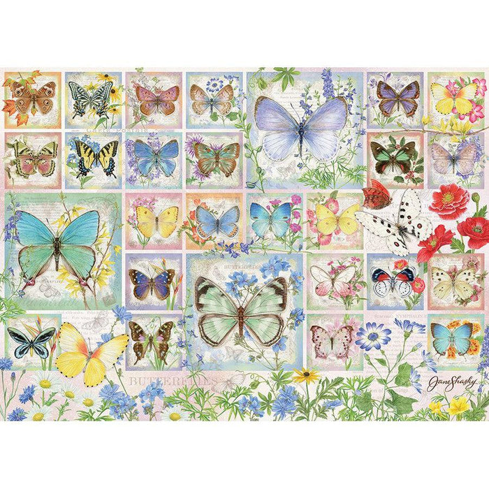 Butterfly Tiles 500 Piece Jigsaw Puzzle Cobble Hill - for just $17.99! 