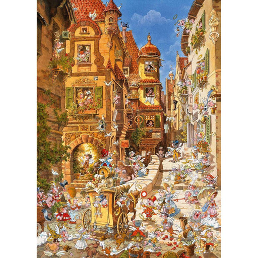 By Day Romantic Town 1000 Piece Jigsaw Puzzle Heye - for just $29.99! 